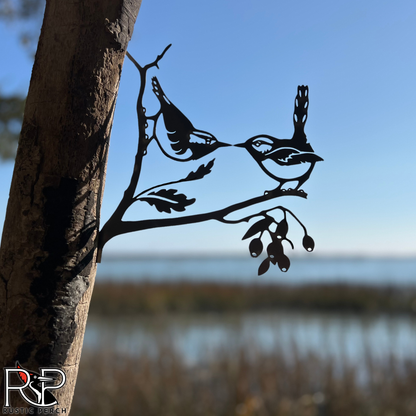 KISSING CAROLINA WRENS